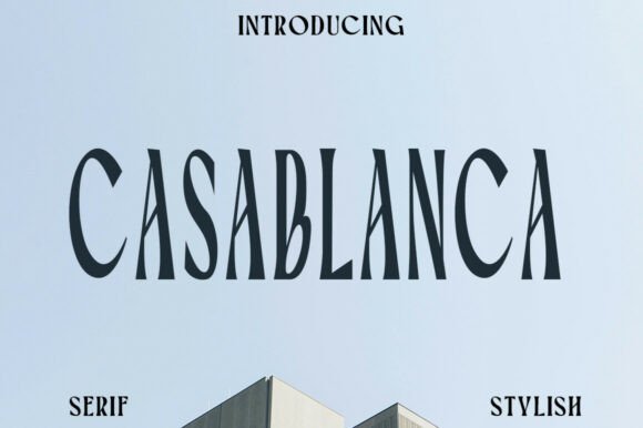 Casablanca Font - Featured Image