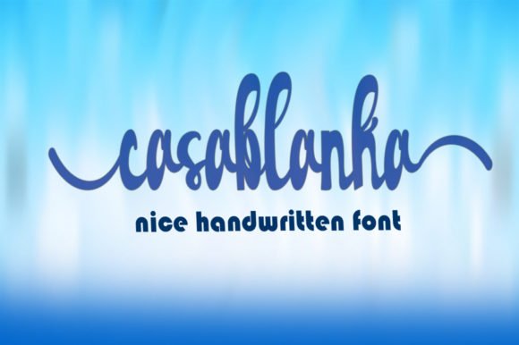 Casablanka Font - Featured Image