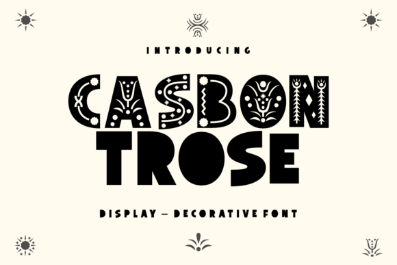 Casbon Trose Font - Featured Image