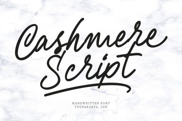 Cashmere Script Font - Featured Image