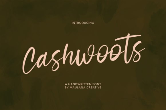 Cashwoots Font - Featured Image