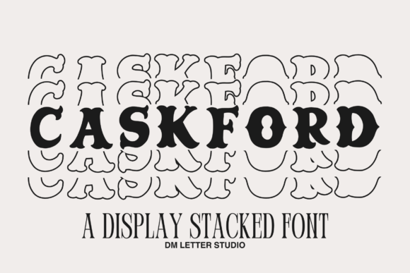 Caskford Stacked Font - Featured Image