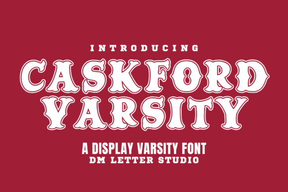 Caskford Varsity Font - Featured Image
