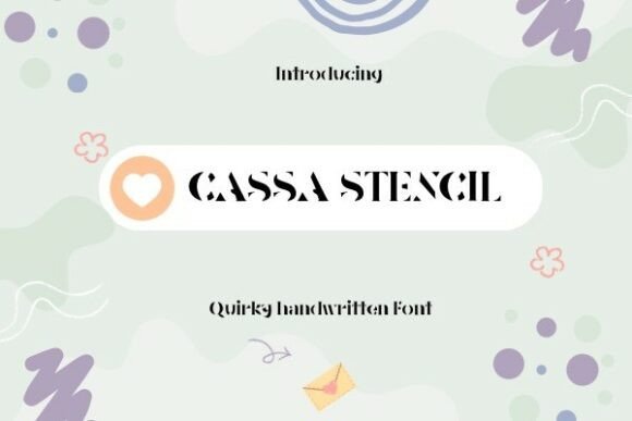 Cassa Stencil Font - Featured Image