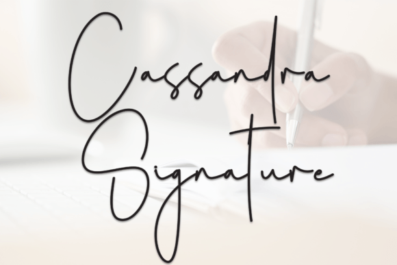 Cassandra Signature Font - Featured Image