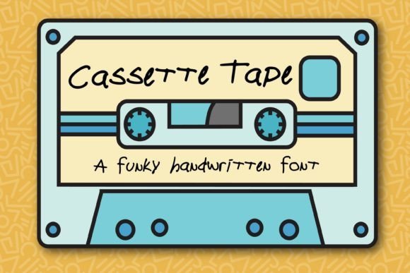 Cassette Tape Font - Featured Image