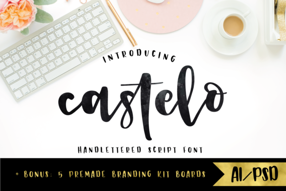 Castelo Script Font - Featured Image