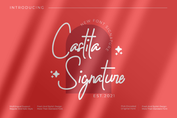 Castila Signature Font - Featured Image