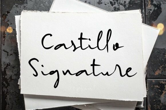 Castillo Signature Font - Featured Image