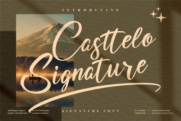Casttelo Signature Font - Featured Image