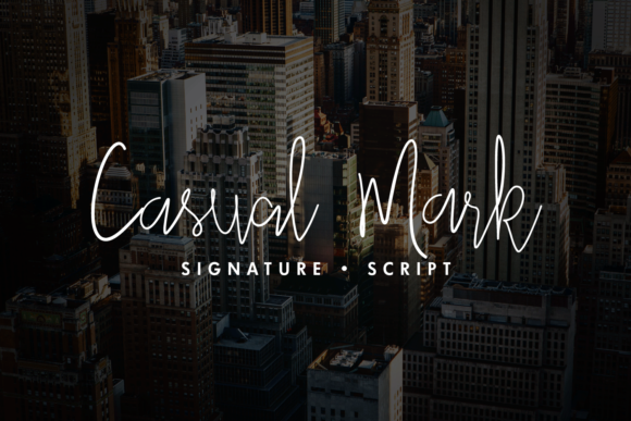 Casual Mark Script Font - Featured Image