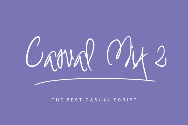 Casual Mix 2 Font - Featured Image