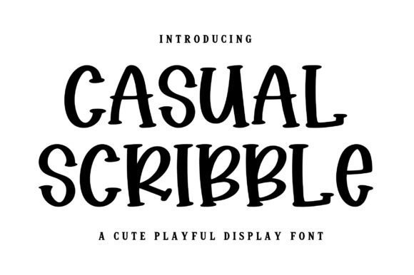 Casual Scribble Font - Featured Image