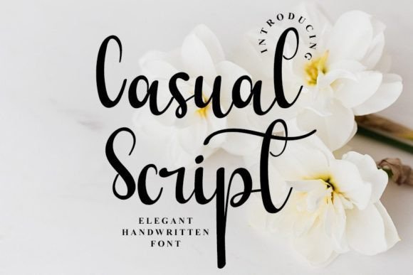 Casual Script Font - Featured Image