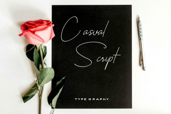 Casual Script Font - Featured Image