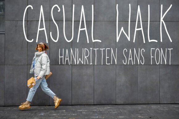 Casual Walk Font - Featured Image