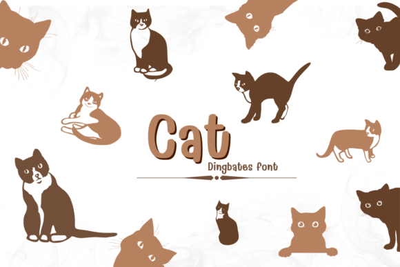Cat Cute Font - Featured Image