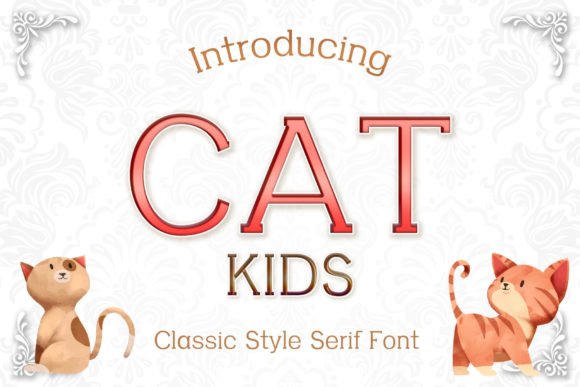 Cat Kids Font - Featured Image