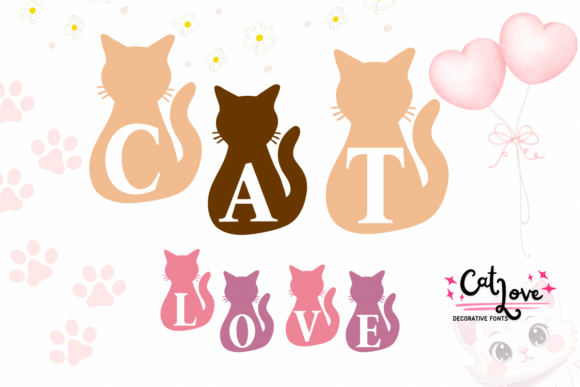 Cat Love Font - Featured Image