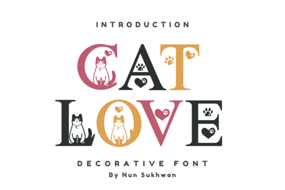 Cat Love Font - Featured Image