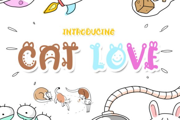 Cat Love Font - Featured Image