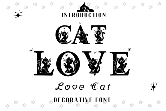 Cat Love Font Font - Featured Image