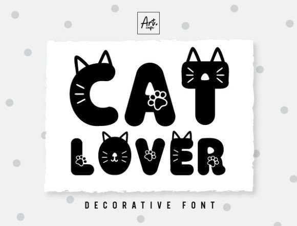 Cat Lover Font - Featured Image
