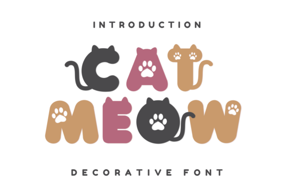 Cat Meow Font - Featured Image