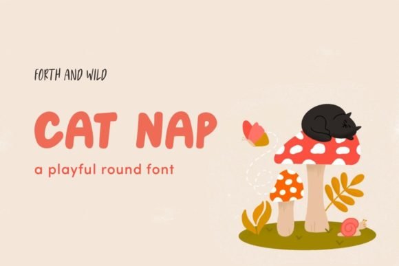Cat Nap Font - Featured Image