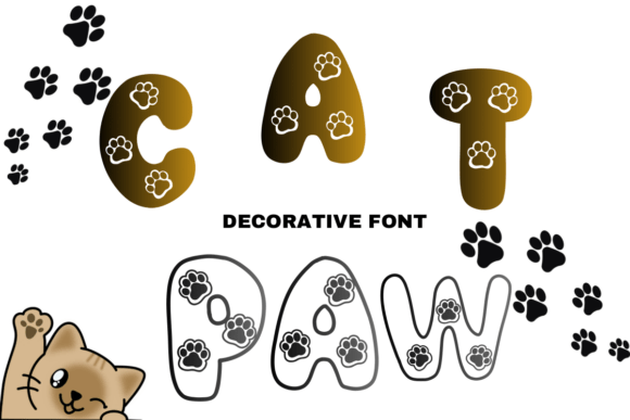 Cat Paw Font - Featured Image