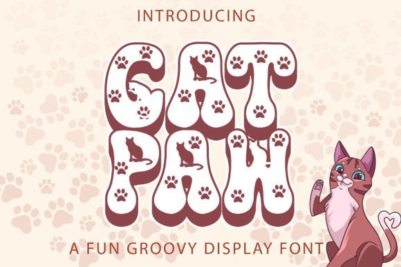 Cat Paw Font - Featured Image