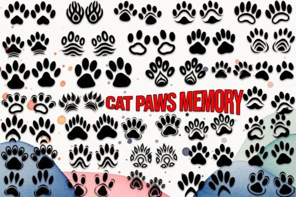 Cat Paws Memory Font - Featured Image