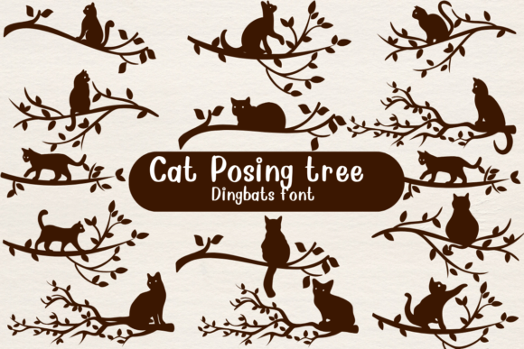 Cat Posting Tree Font - Featured Image