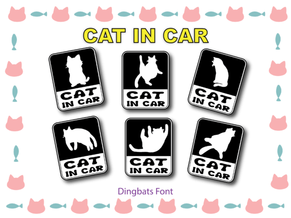 Cat in Car Font - Featured Image