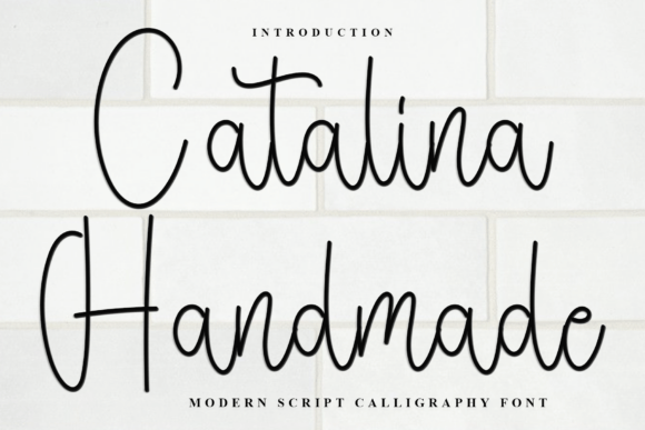 Catalina Handmade Font - Featured Image