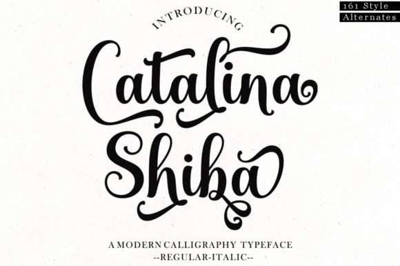 Catalina Shiba Font - Featured Image