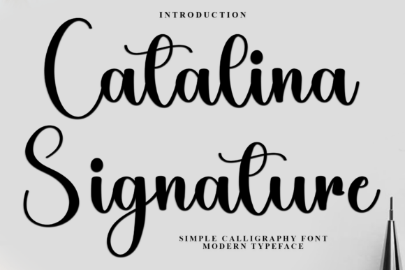 Catalina Signature Font - Featured Image