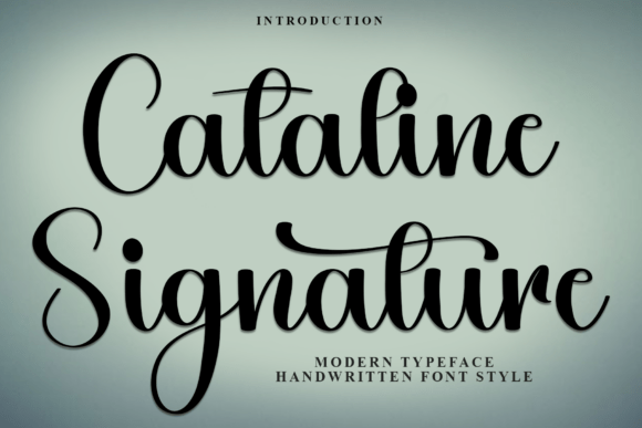 Cataline Signature Font - Featured Image