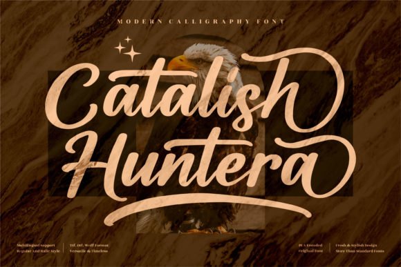 Catalish Huntera Font - Featured Image