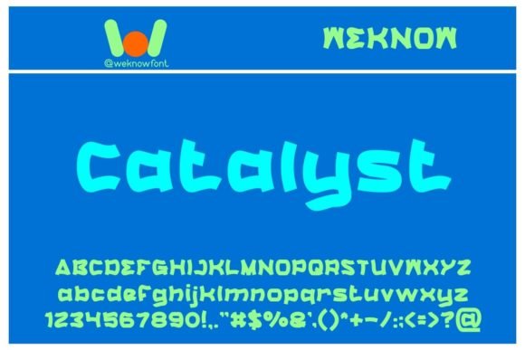 Catalyst Font - Featured Image