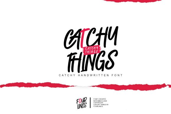 Catchy Things Font - Featured Image