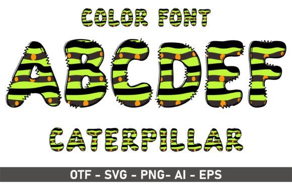 Caterpillar Font - Featured Image