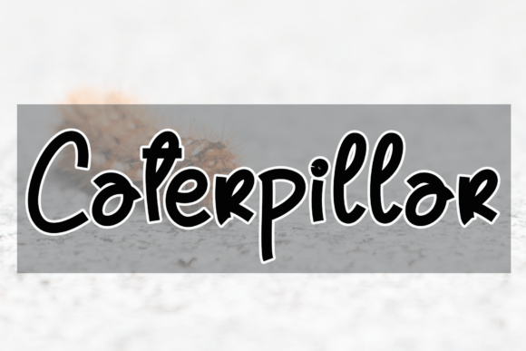 Caterpillar Font - Featured Image