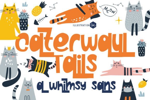 Caterwaul Tails Font - Featured Image