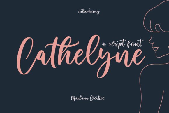 Cathelyne Script Font - Featured Image
