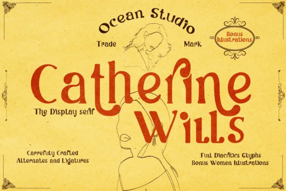 Catherine Wills Font - Featured Image