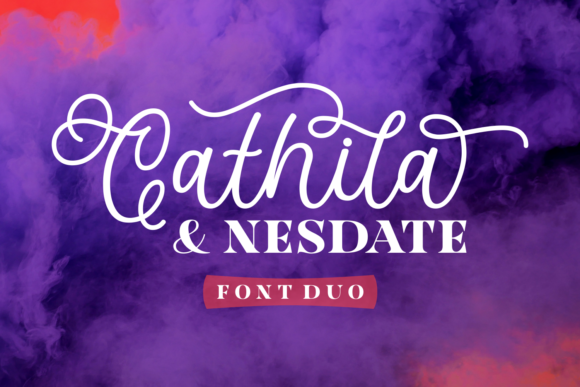 Cathila & Nesdate Font - Featured Image