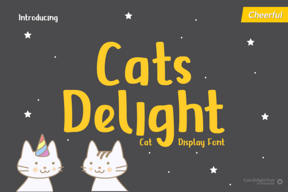 Cats Delight Font - Featured Image