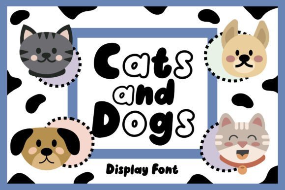 Cats and Dogs Font - Featured Image