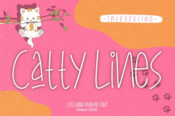 CattyLines Font - Featured Image